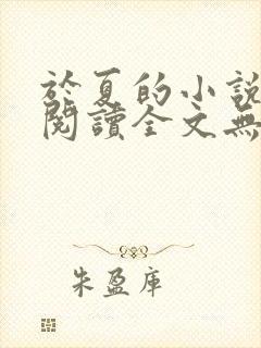 于夏的小说免费阅读全文无弹窗