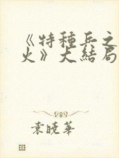 《特种兵之霹雳火》大结局封面