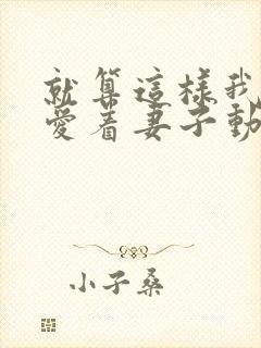 就算这样我还是爱着妻子动漫封面