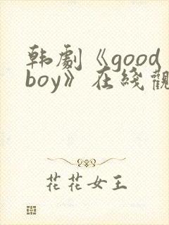 韩剧《goodboy》在线观看