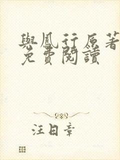 与凤行原著小说免费阅读封面