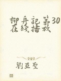 柳舟记第30集在线播放