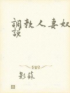 调教人妻奴隶小说封面