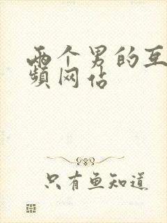 两个男的互操视频网站