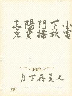 正阳门下小女人免费播放电视剧48集