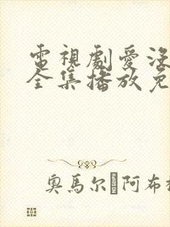 电视剧爱没有错全集播放免费