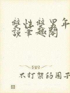 双性双男年下小说笔趣阁