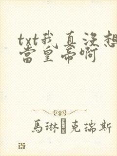 txt我真没想当皇帝啊封面