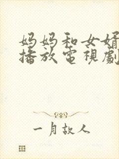 妈妈和女婿免费播放电视剧国语版看封面