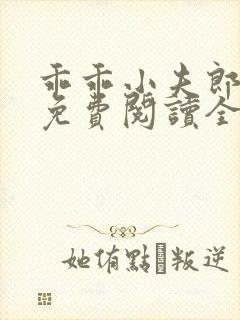 乖乖小夫郎小说免费阅读全文