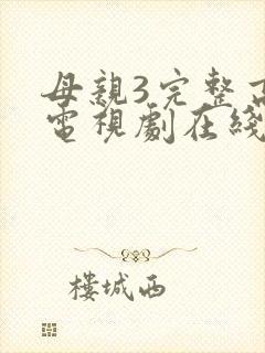 母亲3完整高清电视剧在线看