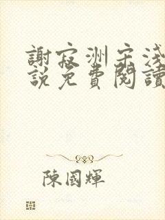 谢寂洲宋浅予小说免费阅读最新章节