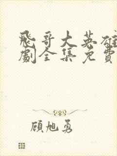 飞哥大英雄电视剧全集免费观看高清