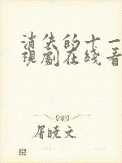 消失的十一层电视剧在线看