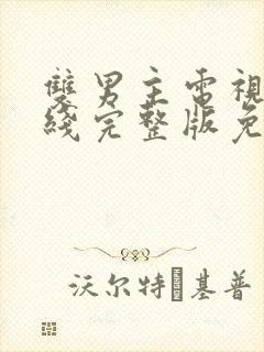 双男主电视剧在线完整版免费观看