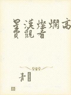 星汉灿烂高清免费观看