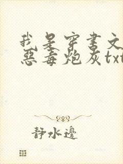 我是穿书文里的恶毒炮灰txt