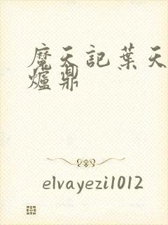 魔天记叶天眉成炉鼎