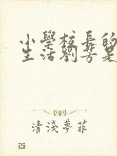 小学校长的幸福生活刘芳是谁