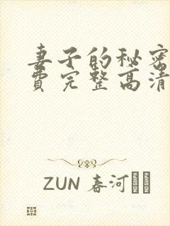 妻子的秘密4免费完整高清电视剧在线看