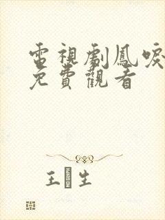 电视剧凤唳九天免费观看