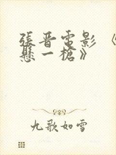 张晋电影 《命悬一枪》