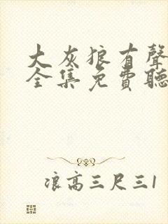 大灰狼有声小说全集免费听