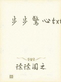步步惊心txt封面