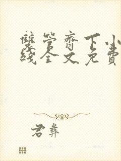 双管齐下小说在线全文免费阅读笔趣阁