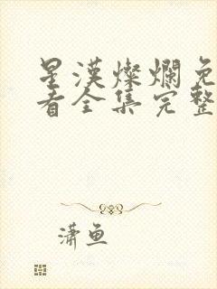 星汉灿烂免费观看全集完整版