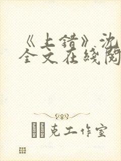 《上错》沈南初全文在线阅读笔趣阁