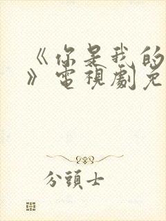 《你是我的荣耀》电视剧免费观看