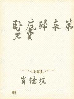 卧底归来第二部免费