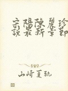 宋阳陈丽珍的小说最新章节免费阅读