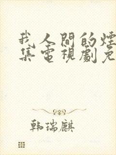 我人间的烟火全集电视剧免费观看封面