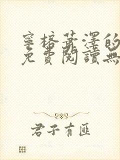 宁榕萧泽的小说免费阅读无弹窗封面