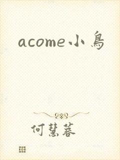 acome小鸟