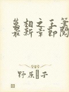 万相之王笔趣阁最新章节阅读