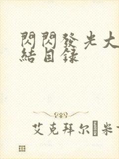 闪闪发光大团圆结目录