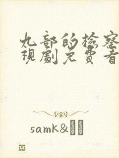 九部的检察官电视剧免费看全集