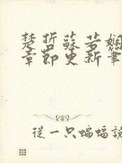 楚哲苏若娴最新章节更新笔趣阁封面