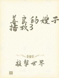 善良的嫂子在线播放3