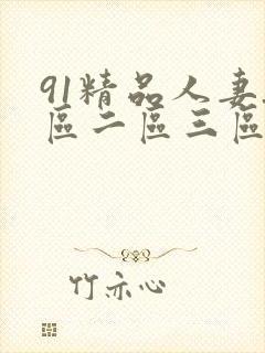 91精品人妻_区二区三区蜜桃