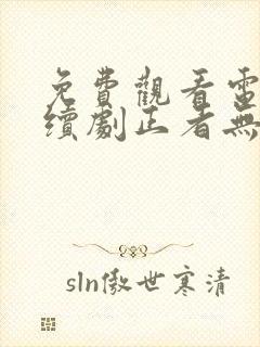 免费观看电视连续剧正者无敌