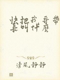 快把我哥带走班长叫什么