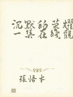 沉默的荣耀最后一集在线观看