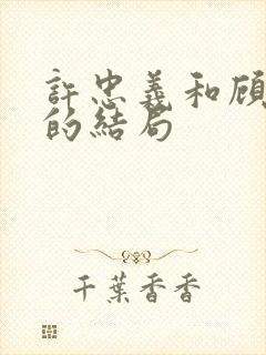 许忠义和顾雨菲的结局