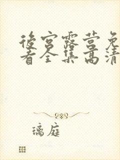 后宫露营免费观看全集高清