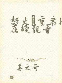 怒火·重案国语在线观看封面