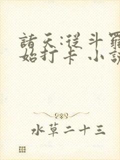 诸天:从斗罗开始打卡 小说